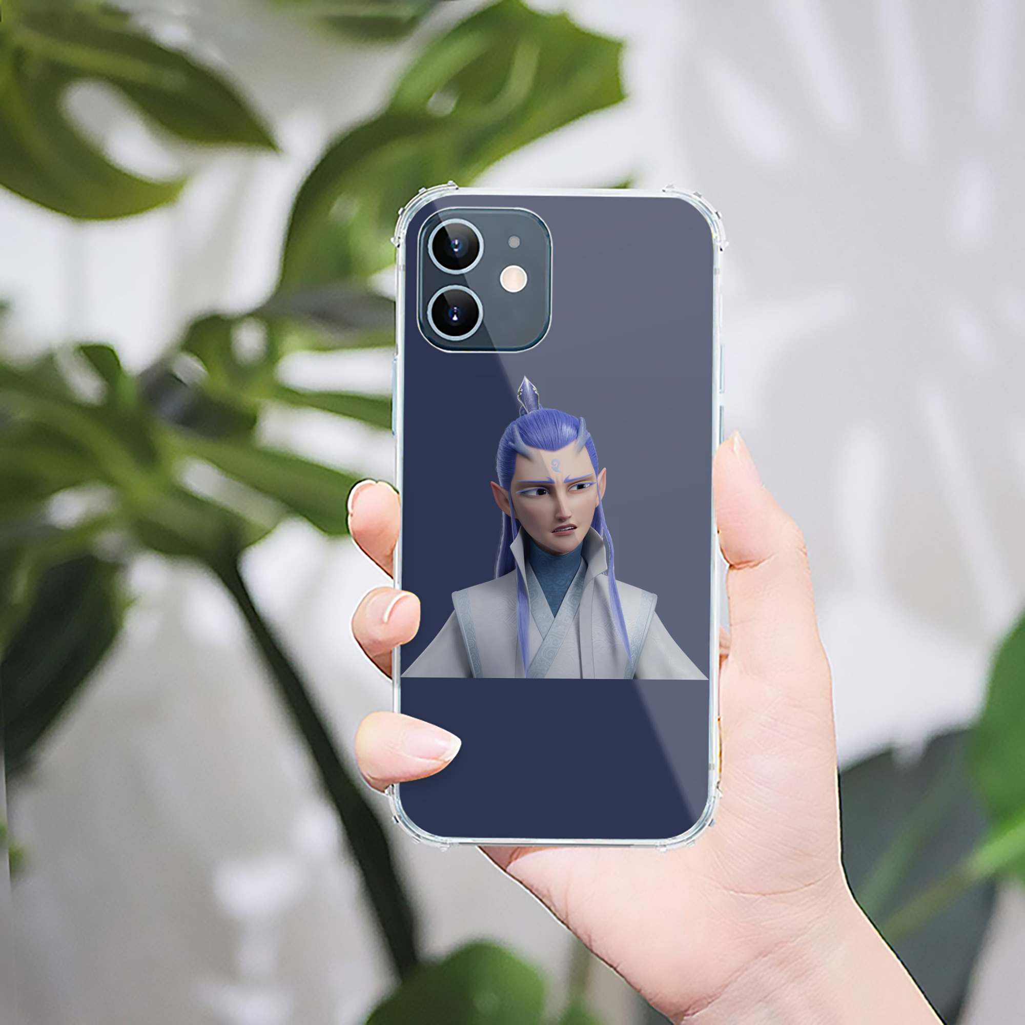 （画像用） Ne Zha 2 ナタ 魔童の大暴れ 【iPhone 12シリーズ対応】透明スマホケース（クリアソフトケース）